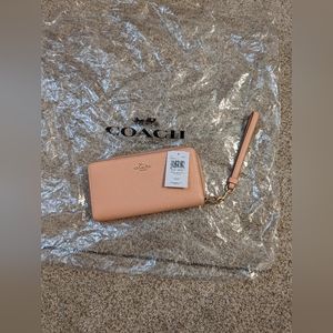 Coach pink wallet